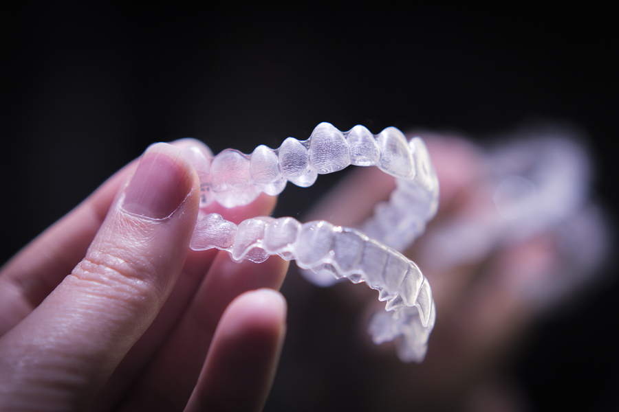 wearing aligners